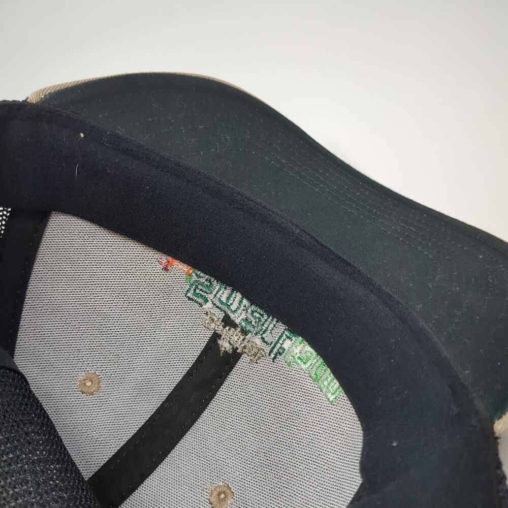 Simplot Smart Farm Snapback Trucker Hat Beige One… - image 8